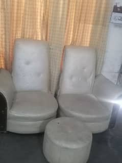 long back coffee chair with table