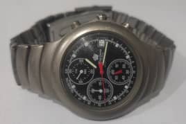 King Quartz Titanium Men’s Chronograph Date Watch