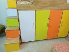 bunk bed for kids with drawers.       study table for two k