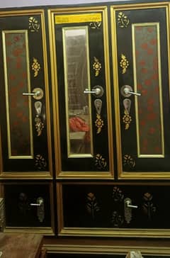steel almari 3 door