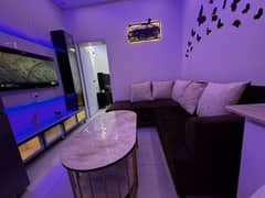 Luxuries Fully Furnished Brand New Apartment Opposite Emporium Mall Near Canal Road With 50k Rental Income