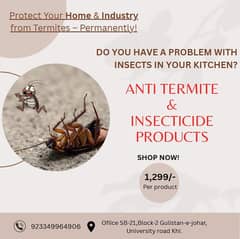 Anti termite & insecticide products