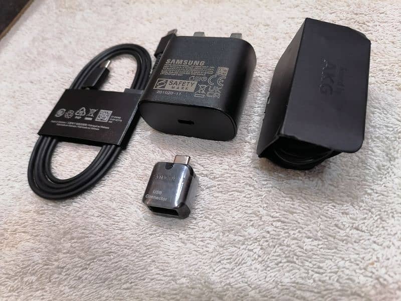 SAMSUNG note20 ultra box pulled SUPER FAST charger set 1