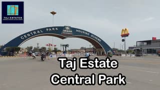 Taj Estate 10 Marla Plot In D Block Central Park