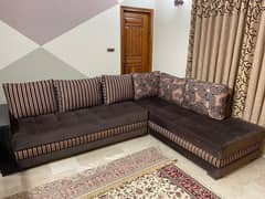 L shaped 6 seater sofa