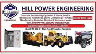 Commercial & Industrial Generator Rental & Repair maintainance