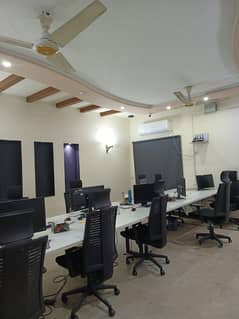 1 Kanal House for Rent on 80 Feet Road Johar Town Phase 1 | 6 Bed, Double Kitchen, Ideal for Silent Office or Family Use