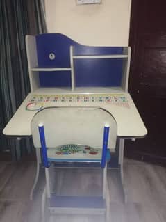 Kids study table with chair