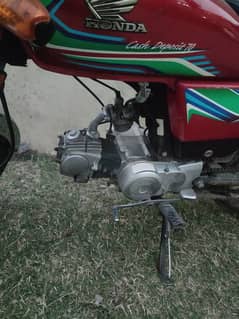 Honda bike CD70 17 model good condition Islamabad number