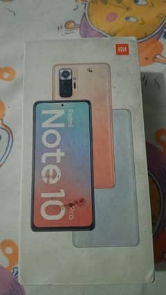 Redmi Note 10 Pro 6/128 Official Pta Box With Original Charger