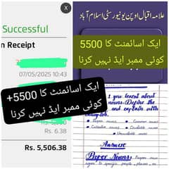 Handwriting Assignment Content Writing And Data Entry Work