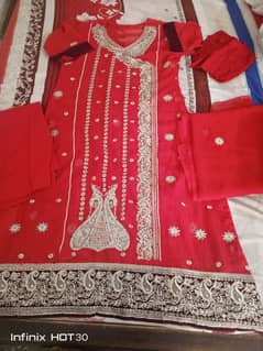full stiched party dress