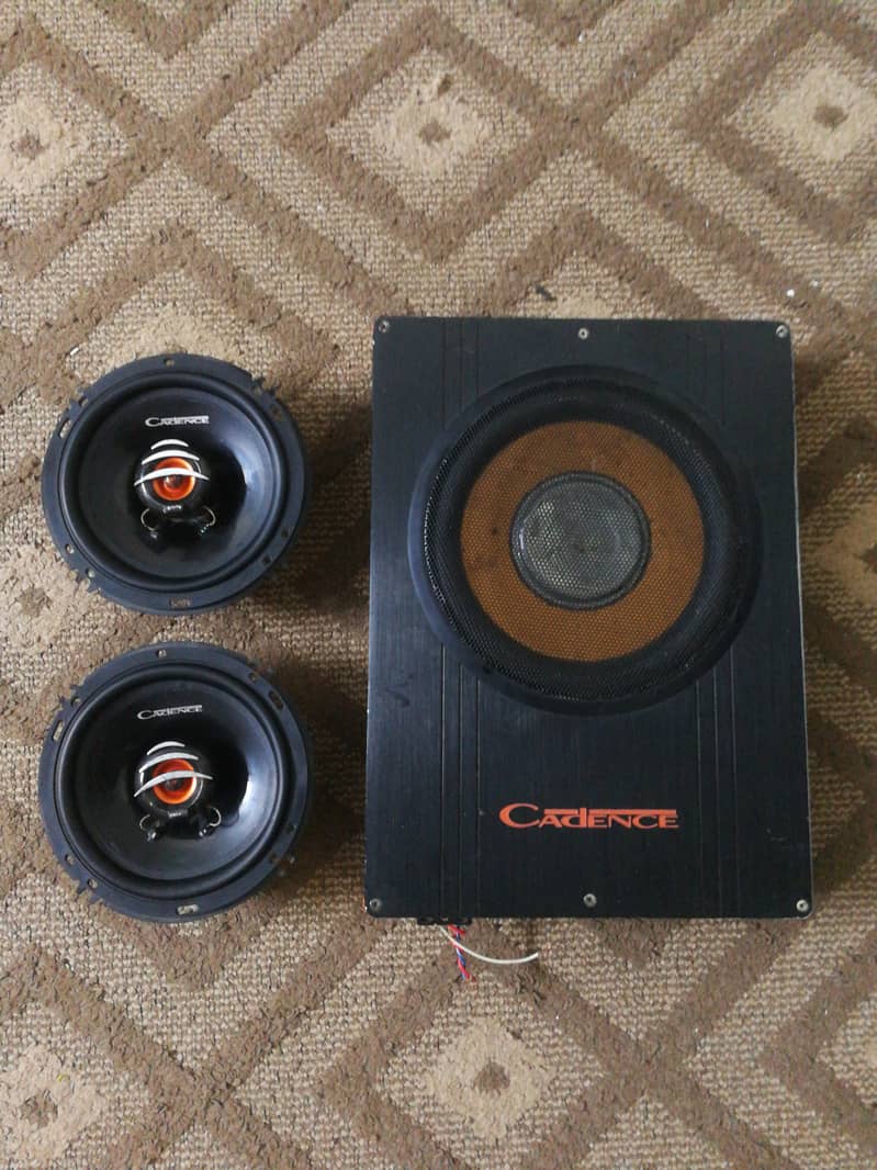 Cadence Under seat Subwoofer with builtin 2 channel amplifier 0