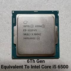 Intel Xeon E3 1225 V5 6Th Gen