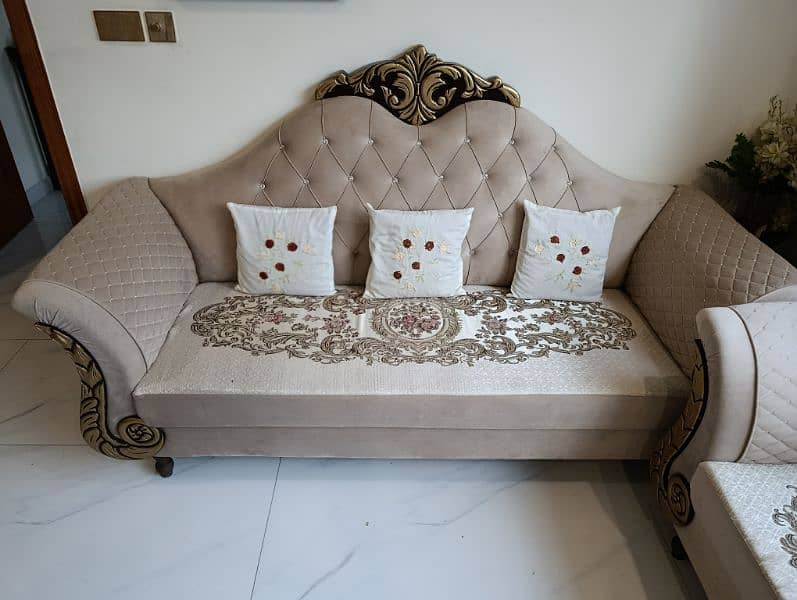 luxury elegant five seater sofa 3