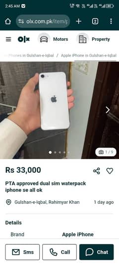 Apple iPhone SE 2020 Official Pta Approved Dual Sim