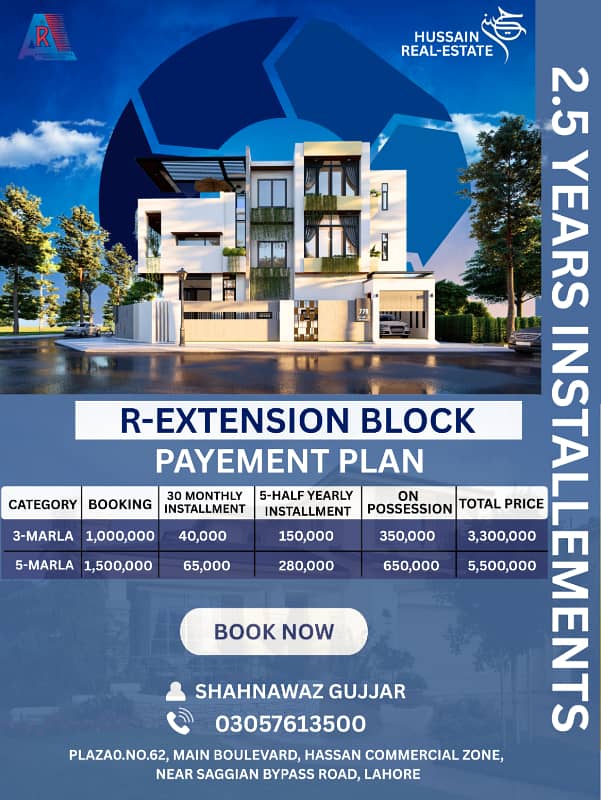 3 Marla Plot for Sale in R Extension Block Ideal Location, Smart Investment! 0
