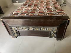Single bed with mattress