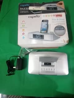 capello all in one charging, alarm, music on iphone 6plus 7,7plus,8