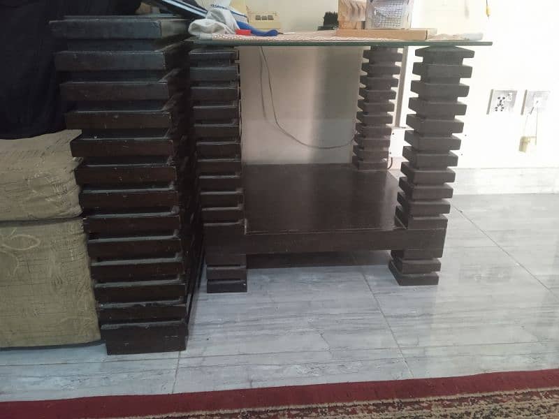 3 sofa sets along with tables 3