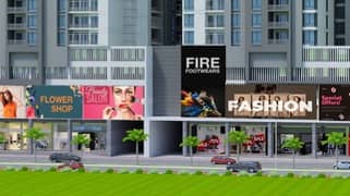 Naya Nazimabad Commercial Showroom 997 Sq Ft | Upper Ground + Starting Shop + Main Boulevard + Grand Jama Masjid Facing + Most Prime Location + 22 Months Easy Instalment Plan