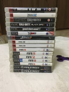 PS3 Games (FiFa,GTA5,WWE,PES,Call Of Duty)
