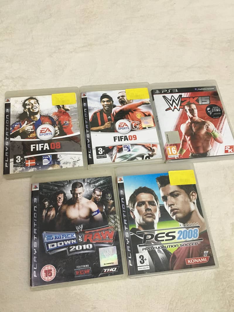 PS3 Games (FiFa,GTA5,WWE,PES,Call Of Duty) 1