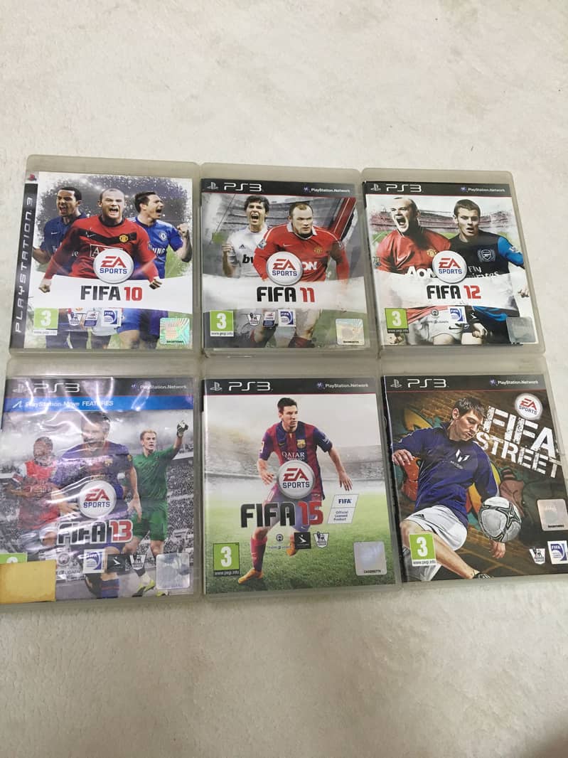 PS3 Games (FiFa,GTA5,WWE,PES,Call Of Duty) 2