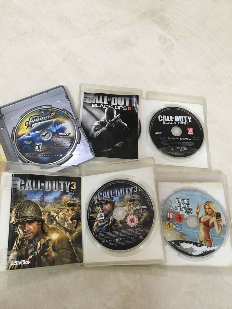 PS3 Games (FiFa,GTA5,WWE,PES,Call Of Duty) 4