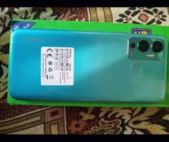 infinix hot 12 play 4+4 64 complete box charger neat and clean phone