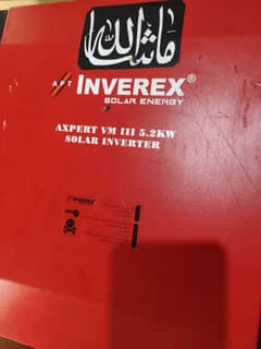 Inverex solar inverter 5.2kw for sale in Kabirwala