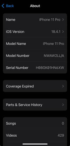 iPhone 11 Pro non-pta 256gb battery health 78 waterpack