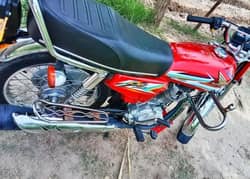 Honda 125 CG 2016 model for sale call on 03313380953
