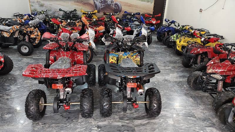 Double Disk Breaks 125cc Hunter Jeep Atv Quad Bike Delivery In All Pak 6