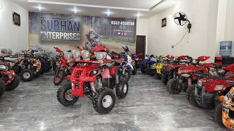 Double Disk Breaks 125cc Hunter Jeep Atv Quad Bike Delivery In All Pak 7