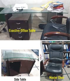 Executive Office Table with Master Chair