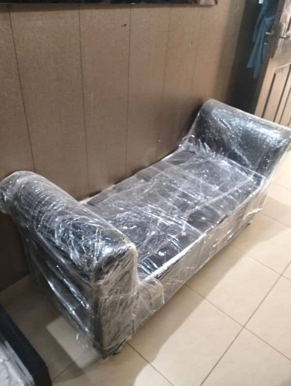 Bed set 2 side tables with metres ,dressing table and couch soffa 6