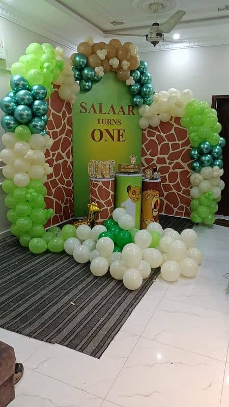 Birthday Decor/,balloon decor/flowers decoration/DJ SOUND/Event planer 5