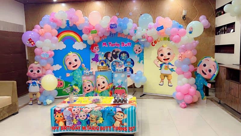 Birthday Decor/,balloon decor/flowers decoration/DJ SOUND/Event planer 14