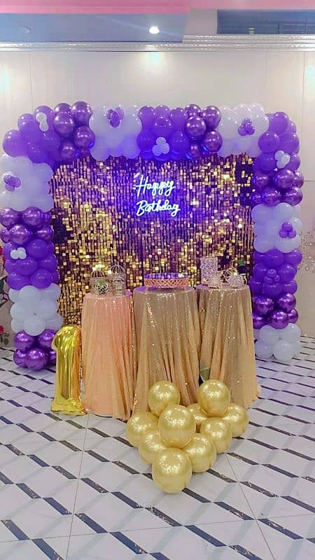 Birthday Decor/,balloon decor/flowers decoration/DJ SOUND/Event planer 17