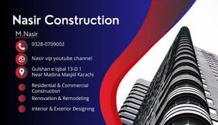 Residential & Commercial Construction, Renovation, and Interior-Exteri