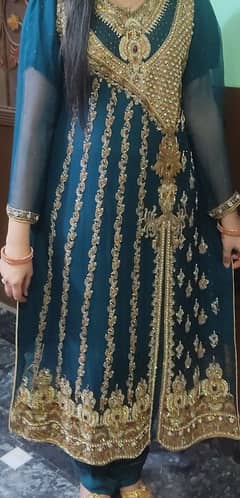 long shirt with heavy kora work