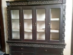 showcase pure wood
