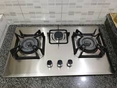 Hob 3 Gas Burner by Esquire