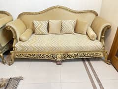 Solid chinioti wood sofas