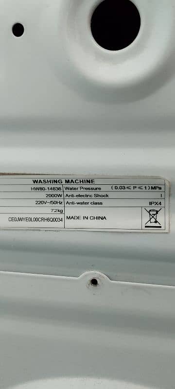 Haier Front Load Fully Automatic Washing Machine For Sale 5
