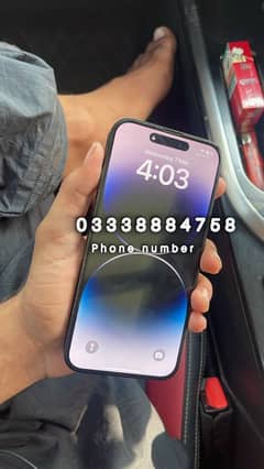 I phone 14 pro max 128Gb betrry health 88 Non PTA