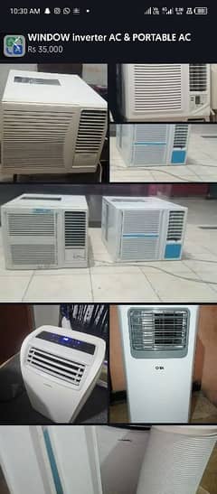Window inverter AC Portable Inverter AC Original japanese AC