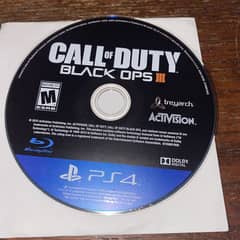Call of duty black ops 3 PS4 disc only