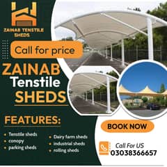 Wall mounted garage shade | Car Porch shed | Canopy | Pvc tensile